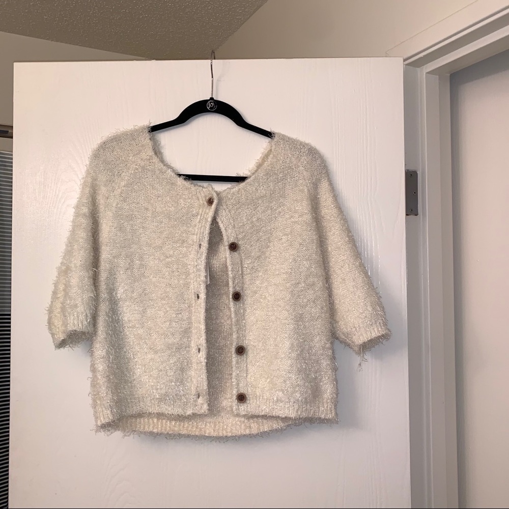 Shaggy Button Down Sweater